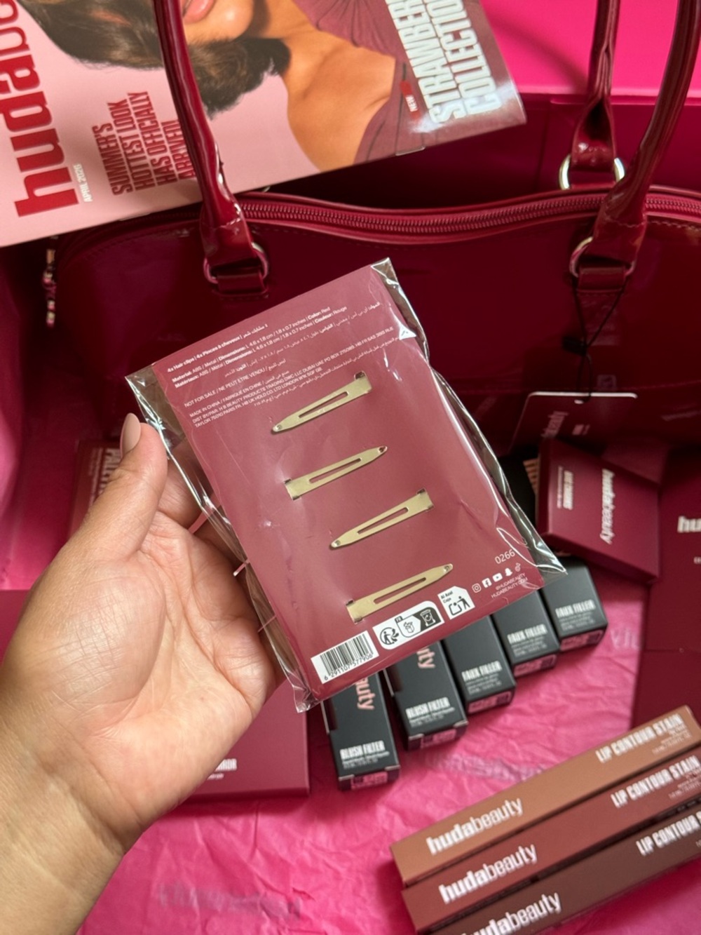 HUDA BEAUTY STRAWBERRY COLLECTION• ALL PRODUCTS ARE BRANDNEW CHECK PHOTOS - Picture 13 of 17